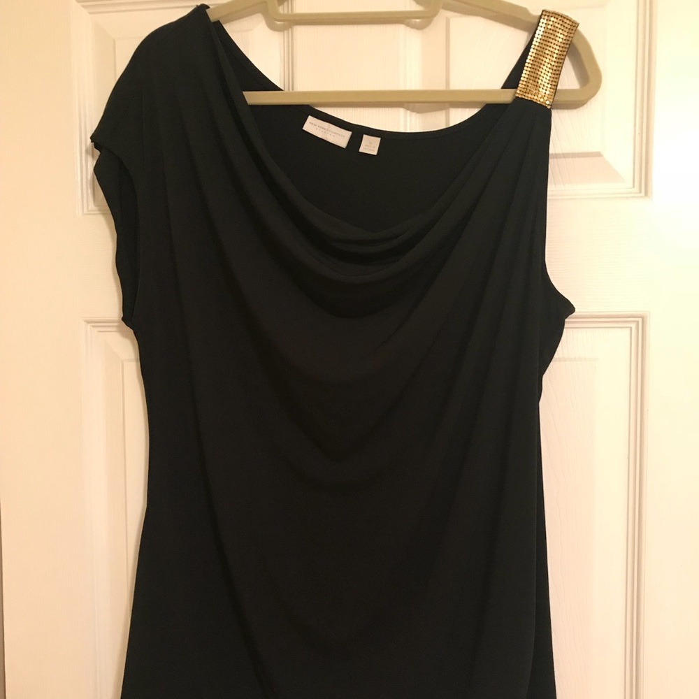 NY&CO one-sequin shoulder top